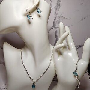 Fashion Aqua Jewelry Set
